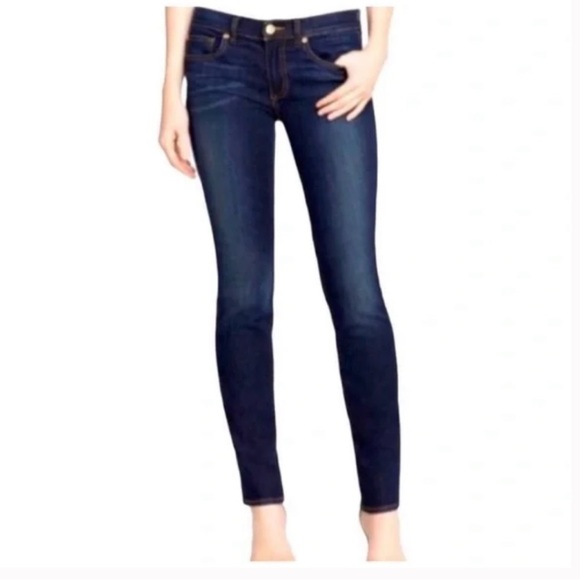 Tory Burch Denim - TORY BURCH Medium Wash Blue Mid Rise Super Skinny Jeans size 28